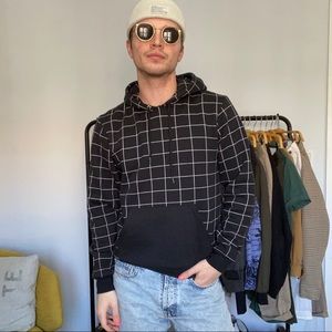 American Apparel Window Pane Hoodie